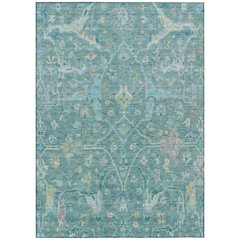 Machine Washable Indoor/Outdoor Chantille ACN2232 Teal 2'6" x 3'10" Rug