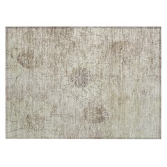 Machine Washable Indoor/Outdoor Chantille ACN2235 Brown 1'8" x 2'6" Rug