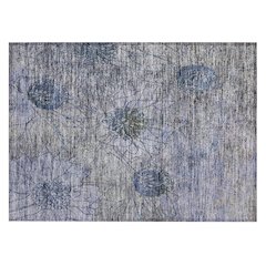 Machine Washable Indoor/Outdoor Chantille ACN2235 Gray 1'8" x 2'6" Rug