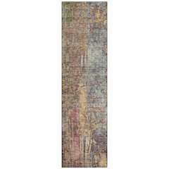 Machine Washable Indoor/Outdoor Chantille ACN2236 Brown 2'3" x 7'6" Runner Rug