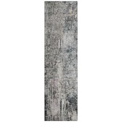 Machine Washable Indoor/Outdoor Chantille ACN2236 Gray 2'3" x 7'6" Runner Rug