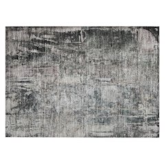 Machine Washable Indoor/Outdoor Chantille ACN2236 Gray 1'8" x 2'6" Rug
