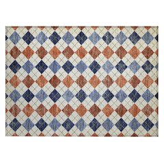 Machine Washable Indoor/Outdoor Chantille ACN2237 Orange 1'8" x 2'6" Rug