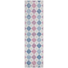 Machine Washable Indoor/Outdoor Chantille ACN2238 Blue 2'3" x 7'6" Runner Rug