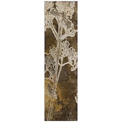 Machine Washable Indoor/Outdoor Chantille ACN2239 Brown 2'3" x 7'6" Runner Rug