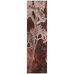 Machine Washable Indoor/Outdoor Chantille ACN2239 Red 2'3" x 7'6" Runner Rug