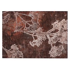 Machine Washable Indoor/Outdoor Chantille ACN2239 Red 1'8" x 2'6" Rug