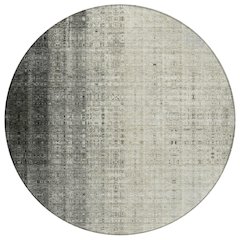 Machine Washable Indoor/Outdoor Chantille ACN2240 Brown 8' x 8' Round Rug