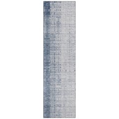 Machine Washable Indoor/Outdoor Chantille ACN2240 Blue 2'3" x 7'6" Runner Rug
