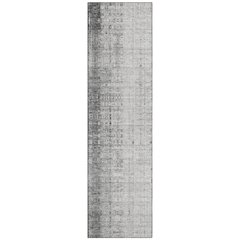 Machine Washable Indoor/Outdoor Chantille ACN2240 Gray 2'3" x 7'6" Runner Rug