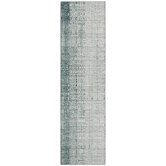 Machine Washable Indoor/Outdoor Chantille ACN2240 Teal 2'3" x 7'6" Runner Rug