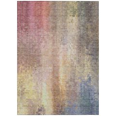 Machine Washable Indoor/Outdoor Chantille ACN2241 Pink 2'6" x 3'10" Rug