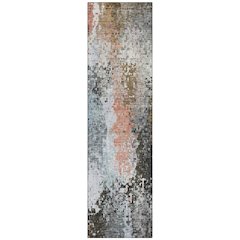 Machine Washable Indoor/Outdoor Chantille ACN2242 Gray 2'3" x 7'6" Runner Rug