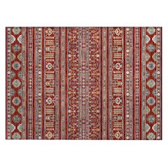 Machine Washable Indoor/Outdoor Chantille ACN2244 Red 1'8" x 2'6" Rug