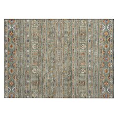 Machine Washable Indoor/Outdoor Chantille ACN2244 Green 1'8" x 2'6" Rug