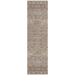 Machine Washable Indoor/Outdoor Chantille ACN2244 Brown 2'3" x 7'6" Runner Rug