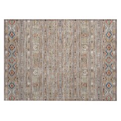 Machine Washable Indoor/Outdoor Chantille ACN2244 Brown 1'8" x 2'6" Rug