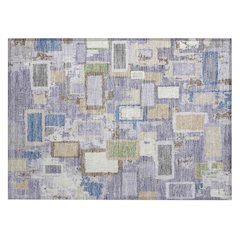 Machine Washable Indoor/Outdoor Chantille ACN2246 Purple 1'8" x 2'6" Rug