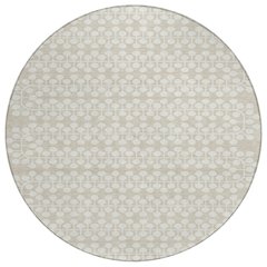 Machine Washable Indoor/Outdoor Chantille ACN2247 Brown 8' x 8' Round Rug