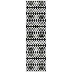 Machine Washable Indoor/Outdoor Chantille ACN2247 Black 2'3" x 7'6" Runner Rug