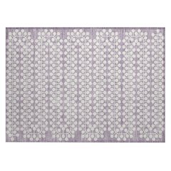 Machine Washable Indoor/Outdoor Chantille ACN2247 Purple 1'8" x 2'6" Rug