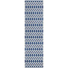 Machine Washable Indoor/Outdoor Chantille ACN2247 Blue 2'3" x 7'6" Runner Rug