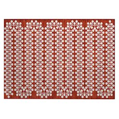 Machine Washable Indoor/Outdoor Chantille ACN2247 Red 1'8" x 2'6" Rug