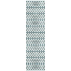 Machine Washable Indoor/Outdoor Chantille ACN2247 Teal 2'3" x 7'6" Runner Rug