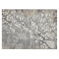 Machine Washable Indoor/Outdoor Chantille ACN2248 Gray 1'8" x 2'6" Rug