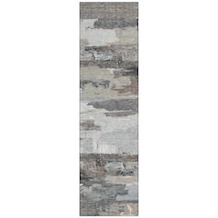 Machine Washable Indoor/Outdoor Chantille ACN2249 Brown 2'3" x 7'6" Runner Rug