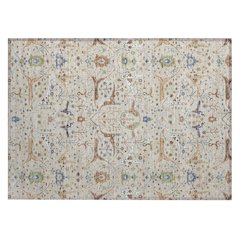 Machine Washable Indoor/Outdoor Chantille ACN2250 Brown 1'8" x 2'6" Rug