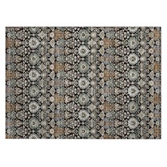 Machine Washable Indoor/Outdoor Chantille ACN2251 Black 1'8" x 2'6" Rug