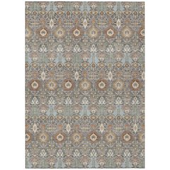 Machine Washable Indoor/Outdoor Chantille ACN2251 Gray 2'6" x 3'10" Rug