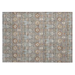 Machine Washable Indoor/Outdoor Chantille ACN2251 Gray 1'8" x 2'6" Rug