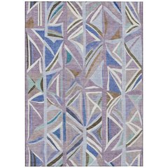 Machine Washable Indoor/Outdoor Chantille ACN2253 Purple 2'6" x 3'10" Rug