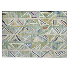 Machine Washable Indoor/Outdoor Chantille ACN2253 Green 1'8" x 2'6" Rug