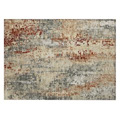 Machine Washable Indoor/Outdoor Chantille ACN2254 Gray 1'8" x 2'6" Rug