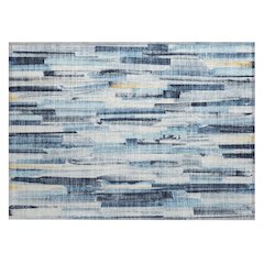 Machine Washable Indoor/Outdoor Chantille ACN2255 Blue 1'8" x 2'6" Rug
