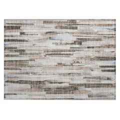 Machine Washable Indoor/Outdoor Chantille ACN2255 Brown 1'8" x 2'6" Rug