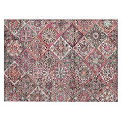 Machine Washable Indoor/Outdoor Chantille ACN2256 Pink 1'8" x 2'6" Rug