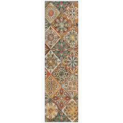 Machine Washable Indoor/Outdoor Chantille ACN2256 Gold 2'3" x 7'6" Runner Rug