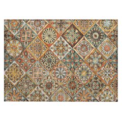 Machine Washable Indoor/Outdoor Chantille ACN2256 Gold 1'8" x 2'6" Rug