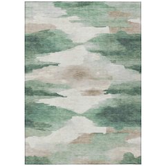 Machine Washable Indoor/Outdoor Chantille ACN2259 Green 2'6" x 3'10" Rug