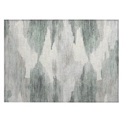 Machine Washable Indoor/Outdoor Chantille ACN2259 Green 1'8" x 2'6" Rug