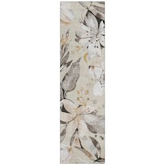 Machine Washable Indoor/Outdoor Chantille ACN2260 Brown 2'3" x 7'6" Runner Rug