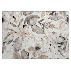 Machine Washable Indoor/Outdoor Chantille ACN2260 Ivory 1'8" x 2'6" Rug