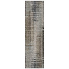 Machine Washable Indoor/Outdoor Chantille ACN2261 Brown 2'3" x 7'6" Runner Rug