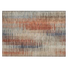 Machine Washable Indoor/Outdoor Chantille ACN2261 Brown 1'8" x 2'6" Rug
