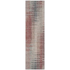 Machine Washable Indoor/Outdoor Chantille ACN2261 Orange 2'3" x 7'6" Runner Rug