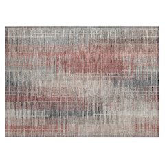 Machine Washable Indoor/Outdoor Chantille ACN2261 Orange 1'8" x 2'6" Rug